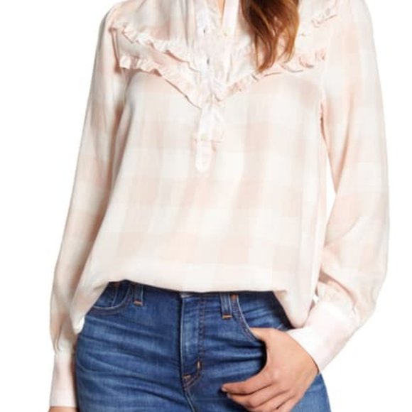 Lucky Brand Woman Long Sleeve Button Down Elsa - Picture 4 of 8